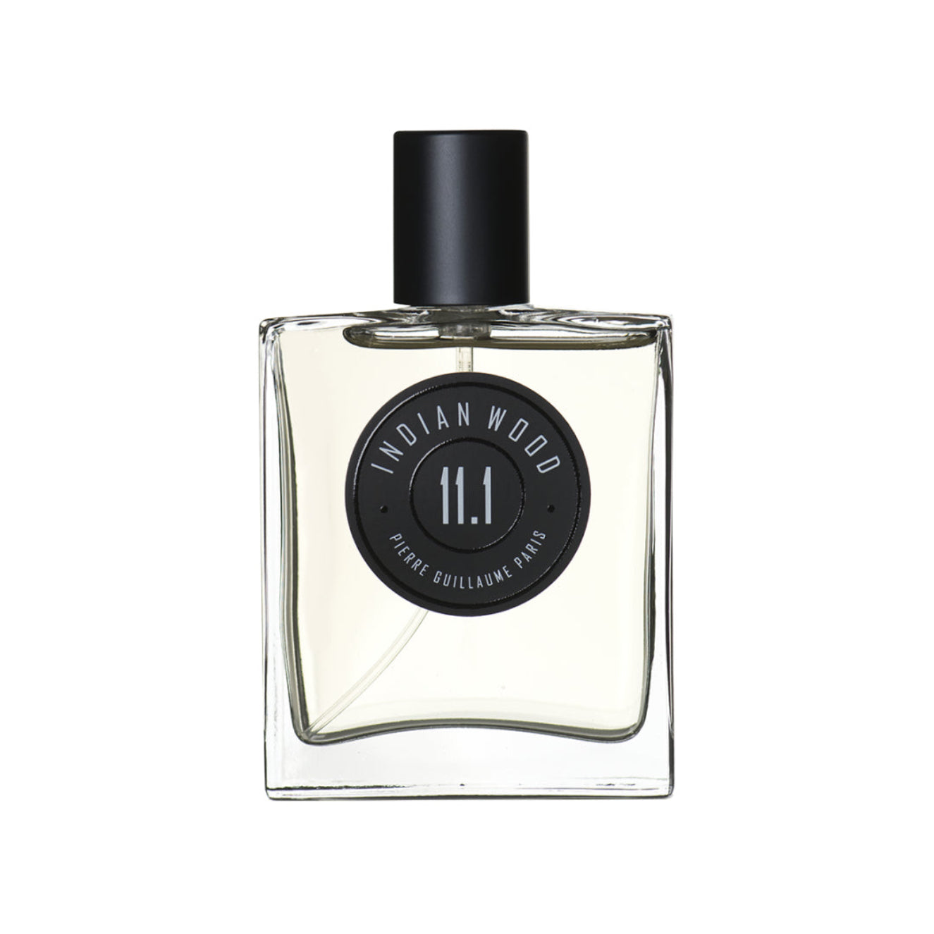 Perfume bottle labeled '11.1' on a white background