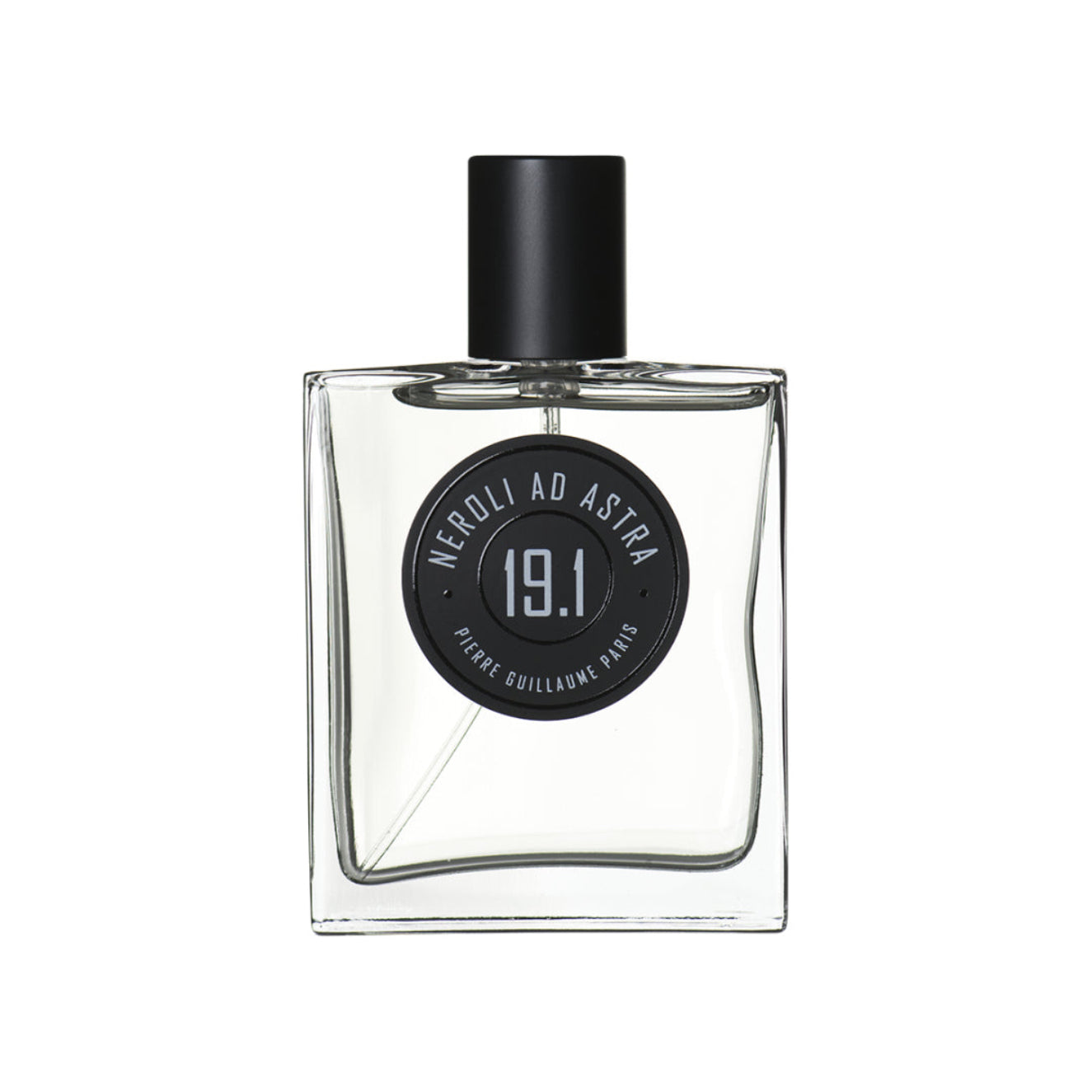 Perfume bottle labeled 'Neroli Ad Astra' with a black cap on a white background